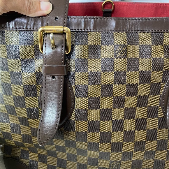 Pre Loved Louis Vuitton Hampstead MM Damier Ebene - Picture 14 of 16